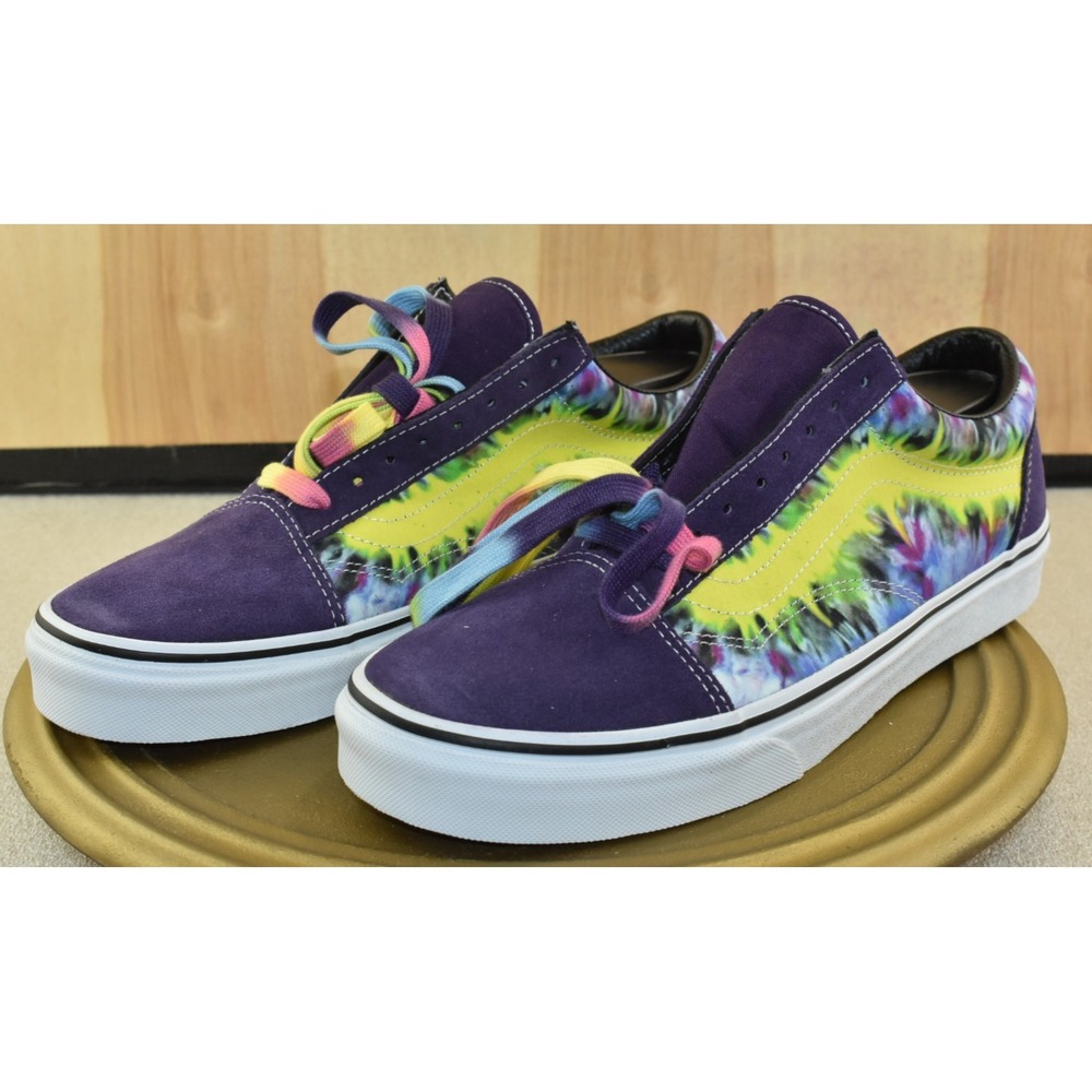 Vans Old Skool Men Shoes Size 10 Tie Dye Mysterios Multicolor Skate Sneakers